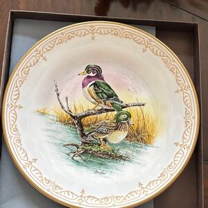 BOEHM collector bone porcelain plate